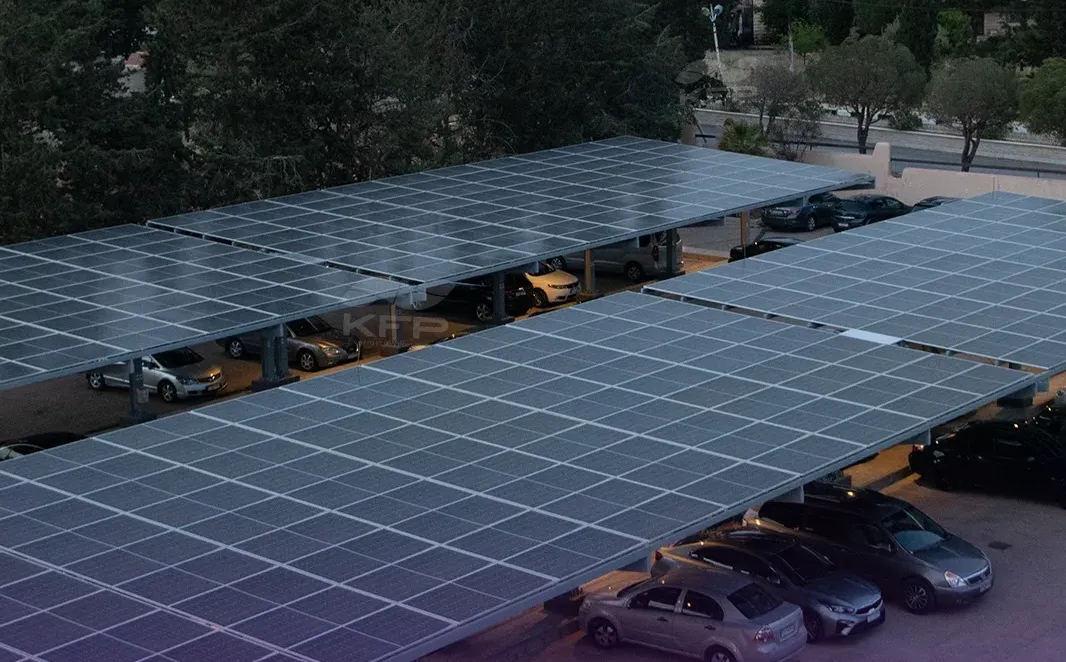Commercial solar photovoltaic installation for a business facility
